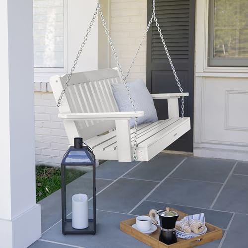 highwood Lehigh Porch Swing, 4 Feet, White