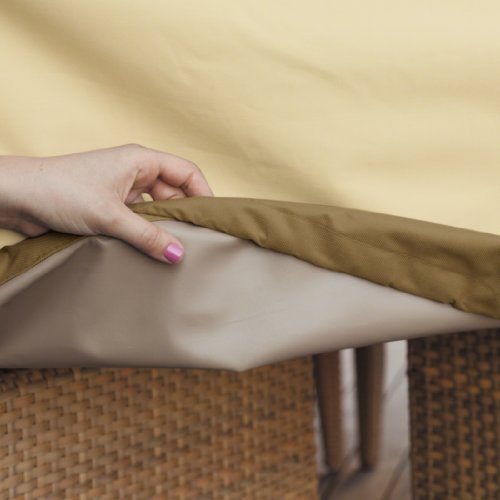 Classic Accessories 55-882-011501-RT Veranda Patio V-Shaped Sectional Sofa Cover, 100" L (on Each Side) Large, Pebble/Bark/Earth, Patio Furniture Covers
