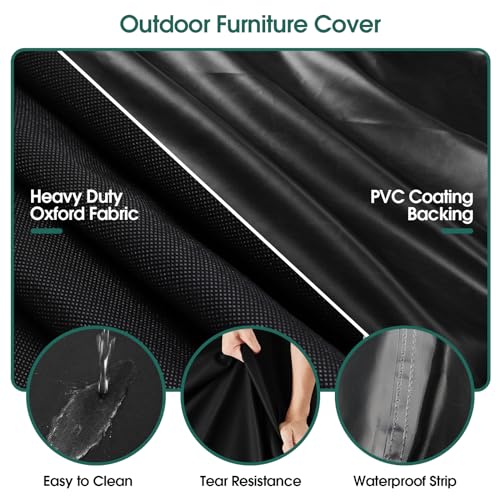 Jungda Prep Table Cover for 52 Inch Keter Unity XL Portable Outdoor Table and Storage Cabinet, Outdoor Bar Tables Cover Waterproof Heavy Duty for Patio Grill Tables
