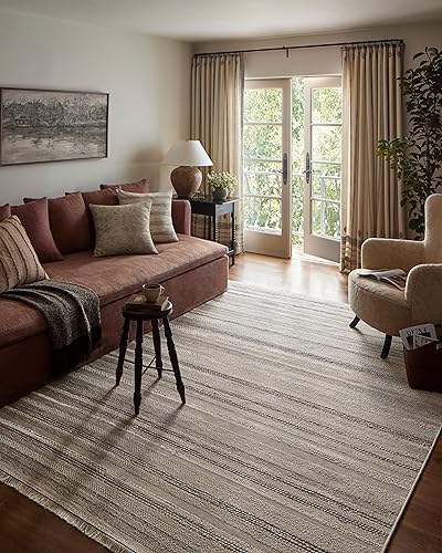 Loloi Amber Lewis Malibu Collection MAB-02 Ivory/Multi 2'-3" x 3'-9" Accent Rug