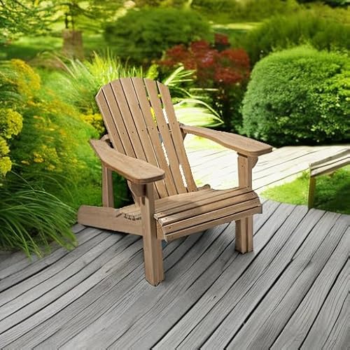 ROCKLER Adirondack Chair Plans with Cardboard Templates – Easy-to-Build - Classic Adirondack Chair Plan Only -Includes Step-By-Step Instructions for Entire Construction Process – Made in USA