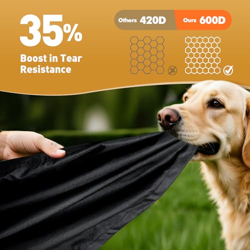Outdoor Grill Cart Prep Table Cover 600D for 30-inch Keter Unity Portable Outdoor 40 Gal Table with Storage Cabinet, Waterproof UV Resistant Outside bbq Bar Cart Cooking Station Cover, 30" x 24" x 32"
