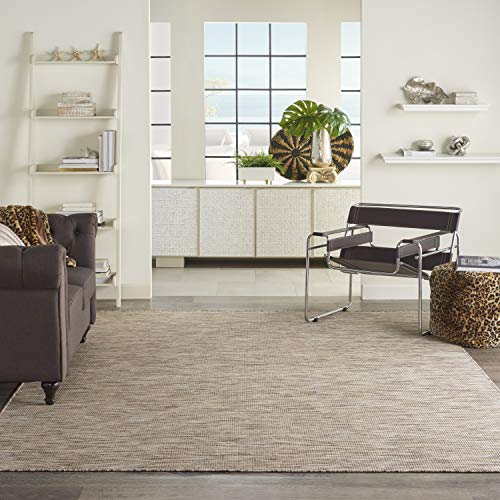 Nourison Home Positano Beige 8' x 10' Area Rug - Easy Clean, Non Shedding, Bed Room, Living Room, Dining Room, Kitchen (8' x 10')