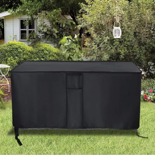 Jungda Outdoor Storage Box Cover for Keter XXL 230 Gallon Plastic Deck Storage Container Box,Waterproof Patio Storage Box Covers - 58 x 33 x 34 Inch