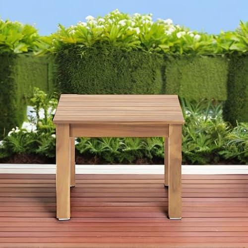 Christopher Knight Home Obreanna Outdoor End Table, Brown Patina Finish