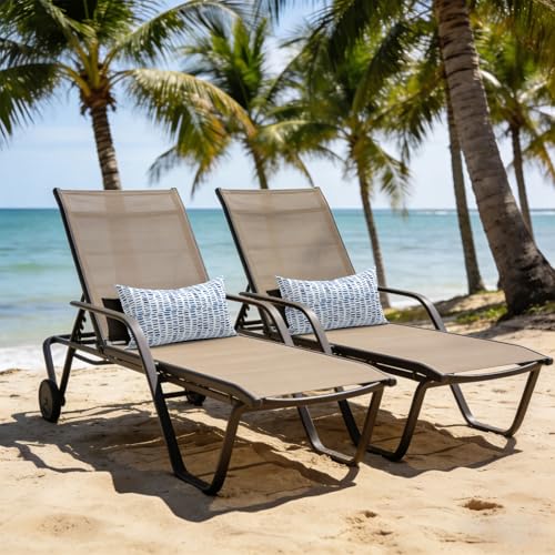 LVTXIII Outdoor Lumbar Pillow Covers ONLY, Patio Decorative, Fluffy Fade-Resistant Cushion Cases for Home Balcony and Garden, 12x20 Inch, Pack of 2, Pebble Blue