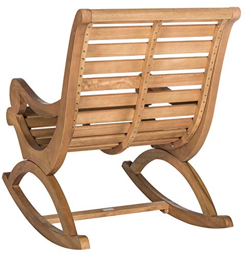 Safavieh Outdoor Collection Sonora Rocking Chair, Teak Brown