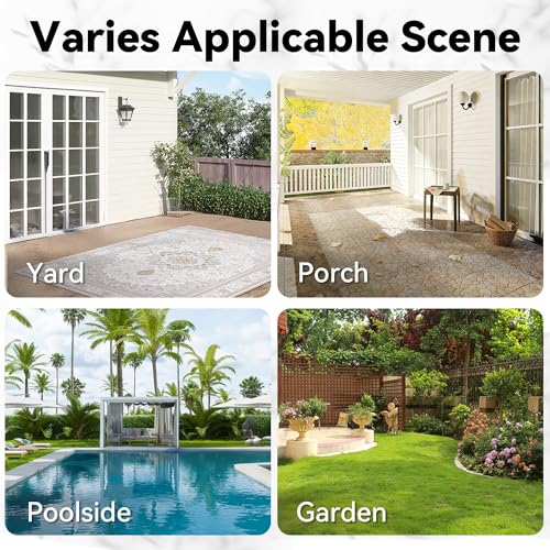 Gardenbee Wicker Patio Loveseat, 2 Seat Outdoor Couch with Thickened Olefin Cushions, High Back and Deep Seating, Hand-Woven PE Rattan for Porch, Deck, Balcony