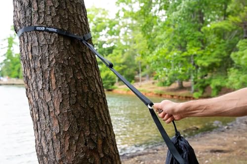 ENO TravelNest Hammock & Straps Combo - Portable Hiking and Camping Hammock with Straps Included - Travel Hammock for Camping, Hiking, Backpacking, a Festival, or The Beach - Moss