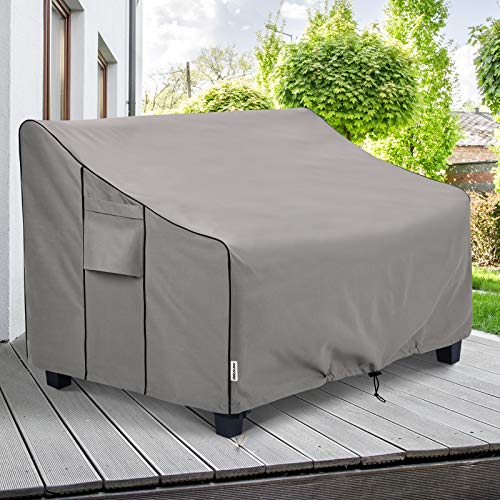 BOLTLINK Outdoor Patio Furniture Covers Waterproof ,Durable 3-Seater Sofa Cover Fits up to 79W x 38D x 35H inches