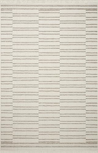 Loloi Amber Lewis Malibu Collection MAB-03 Tan/Ivory 5'-1" x 7'-7" Area Rug