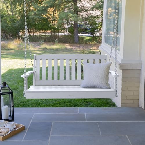 highwood Lehigh Porch Swing, 4 Feet, White