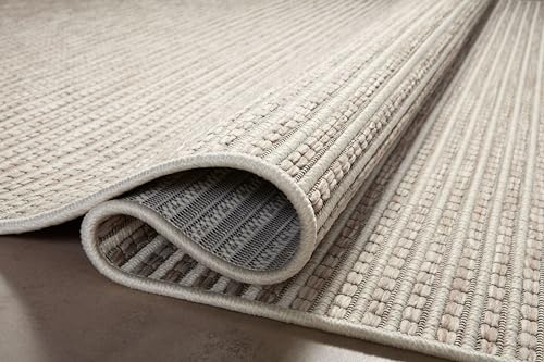 Loloi Amber Lewis Malibu Collection MAB-04 Beige/Dove 2'-3" x 3'-9" Accent Rug