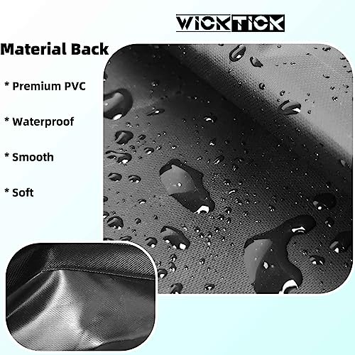 WICKTICK Waterproof Cover for Keter Pacific Cool Bar Outdoor Patio Furniture and Hot Tub Side Table with 7.5 Gallon Beer and Wine Cooler, Outdoor Round Pool Side End Table Cover (21” Dia x 23” H)