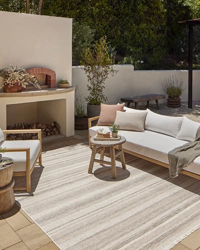 Loloi Amber Lewis Malibu Collection MAB-02 Ivory/Multi 2'-3" x 3'-9" Accent Rug