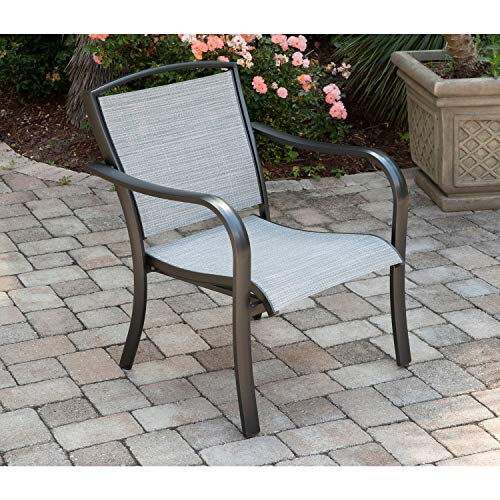 Hanover Foxhill All-Weather Grade Aluminum Lounge Chair with Sunbrella Fabric