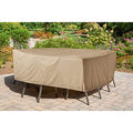 Hanover Protective Vinyl Cover for Round or Square Dining Sets