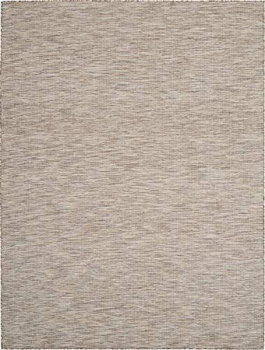 Nourison Home Positano Beige 8' x 10' Area Rug - Easy Clean, Non Shedding, Bed Room, Living Room, Dining Room, Kitchen (8' x 10')