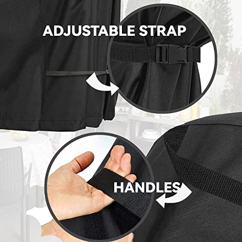 Wnanan Outdoor Prep Table Cover - Heavy Duty Waterproof Cover for Keter Unity Small Portable Table, Compatible with 36 inch Outdoor Utility Cart and Storage Cabinet