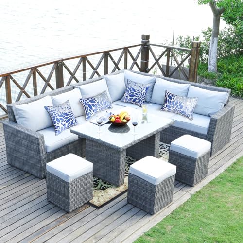 XXPILOS Outdoor Throw Pillows - Decorative Pillows with Insert Included Set of 2 Outdoor Pillows for Patio Furniture 18x18 Inch