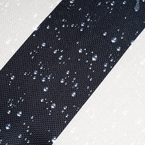 tiggell 4 Pack Waterproof Pillow Covers Outdoor Throw Pillowcases Decorative Garden Cushion Case for Home Garden Patio Couch Balcony Striped (18 * 18 inch, Black & White)