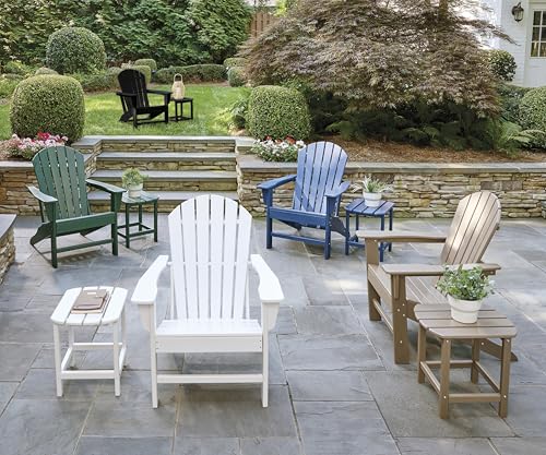 Signature Design by Ashley Sundown Treasure Outdoor Patio HDPE Adirondack Chair, Light Brown