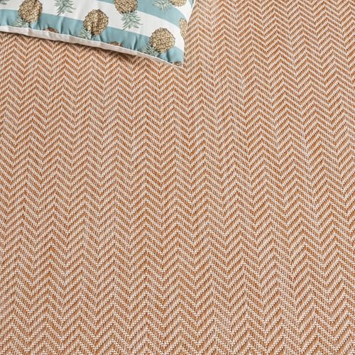 SAFAVIEH Washable Rug Outdoor Courtyard Collection - 9' x 12', Natural & Cream, Non-Shedding & Easy Cleaning, Ideal for Patio, Backyard, Mudroom (CY8022-03012)
