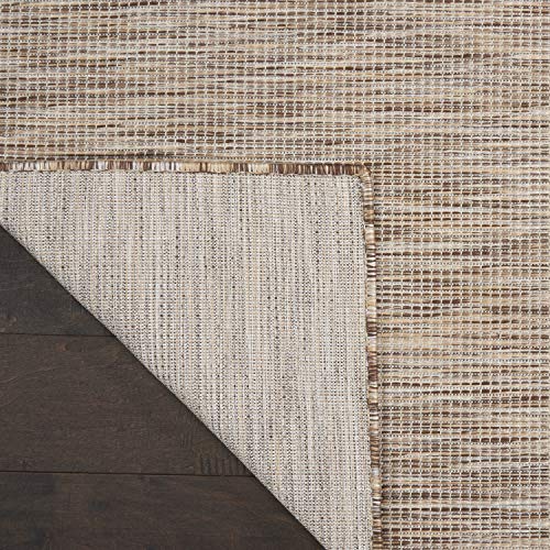 Nourison Home Positano Beige 8' x 10' Area Rug - Easy Clean, Non Shedding, Bed Room, Living Room, Dining Room, Kitchen (8' x 10')