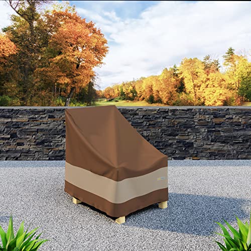 Duck Covers Ultimate Waterproof Patio Lounge Chair Cover, All Weather Protection, Durable Outdoor Lawn Patio Furniture Covers, 30W x 35D x 36H inch, Patio Chair Covers for Outdoor Furniture