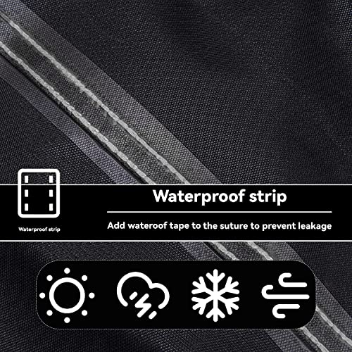 Wnanan Outdoor Prep Table Cover - Heavy Duty Waterproof Cover for Keter Unity Small Portable Table, Compatible with 36 inch Outdoor Utility Cart and Storage Cabinet