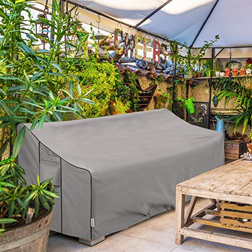 BOLTLINK Outdoor Patio Furniture Covers Waterproof ,Durable 3-Seater Sofa Cover Fits up to 79W x 38D x 35H inches