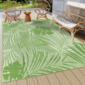famibay 6x9 Outdoor Rug Waterproof Patio Rug Tropical Outdoor Plastic Straw Rug All Weather RV Rugs for Outside Camping Rugs Lightweight Portable Outdoor Carpet Mats for Patio Deck RV Camper