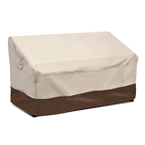 Vailge 2-Seater Heavy Duty Patio Bench Loveseat Cover, 100% Waterproof Outdoor Sofa Cover