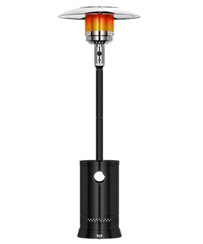 FOOWIN outdoor propane patio heater with wheels