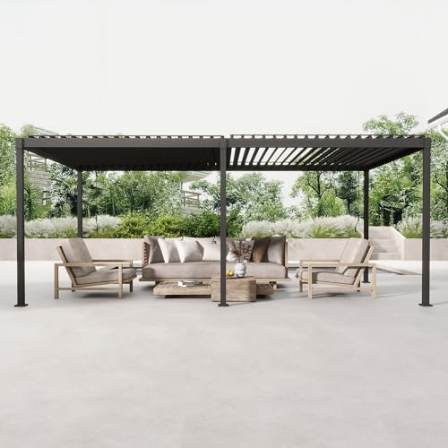 MIRADOR 80S Louvered Pergola 10' x 20'