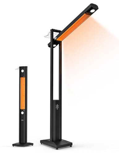 onlyfire FlexRay freestanding electric infrared patio heater