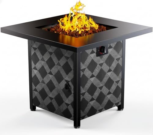 Ciays 28Inch Propane Fire Pit Table, 50