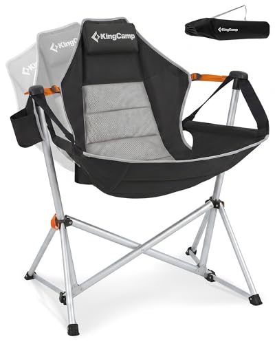 KingCamp Hammock Camping Chair, Swinging Portable Camp Chairs for Adults