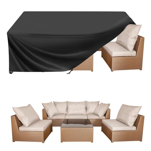 BALEINE Patio Furniture Covers, Outdoor Furniture Covers Waterproof, Heavy Duty Oxford Patio Table Cover for Outdoor Table