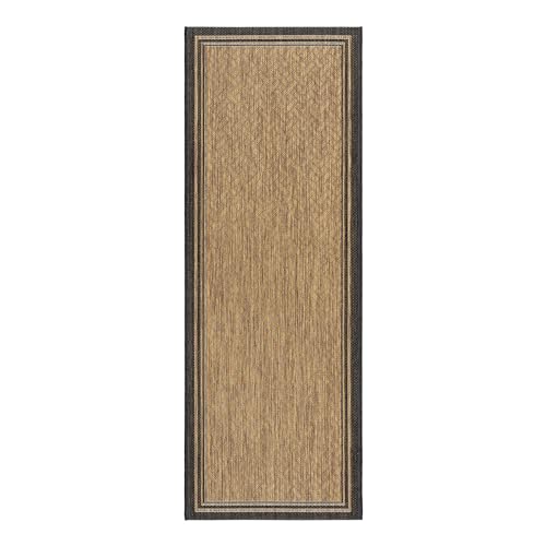 Gertmenian Indoor Outdoor Classic Flatweave Area Rug, Stain & UV Resistant Carpet, Deck, Patio, Poolside & Mudroom