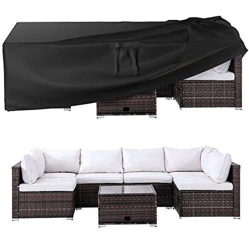 Ruimoy Patio Furniture Covers, Outdoor Furniture Cover Waterproof, General Purpose, Outside Table and Chair Covers