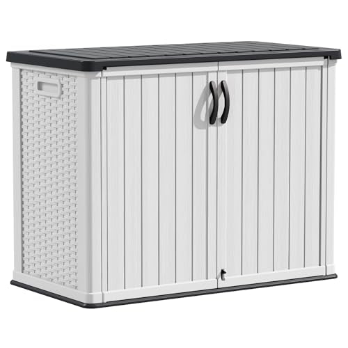 Devoko Outdoor Storage Cabinet 26 Cu Ft with Lockable Doors