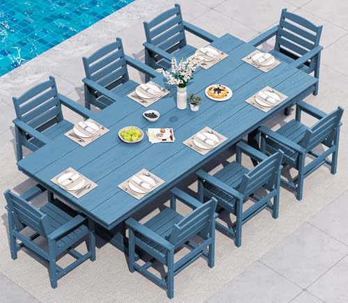 SERWALL 9 Piece Outdoor Dining Set