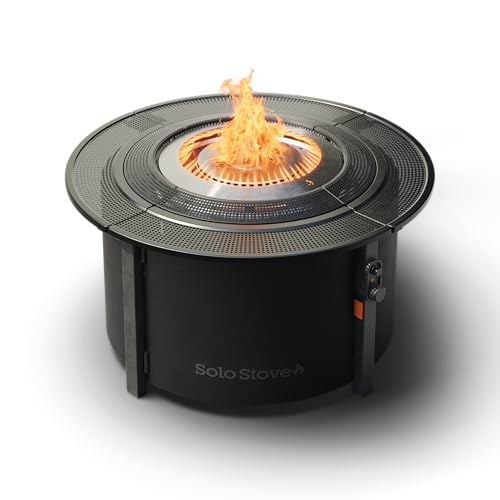 Solo Stove Infinity Flame Propane Fire Pit | Outdoor Gas Fire Pit Table, Smokeless Signature Flame Design