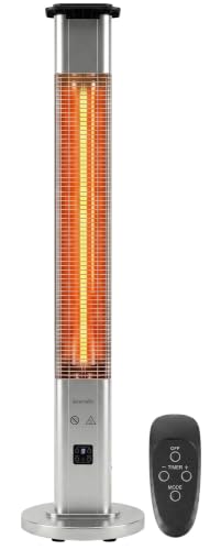 SereneLife freestanding electric infrared patio heater